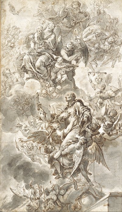 La apoteosis de San Benito de Johann Andreas Wolff